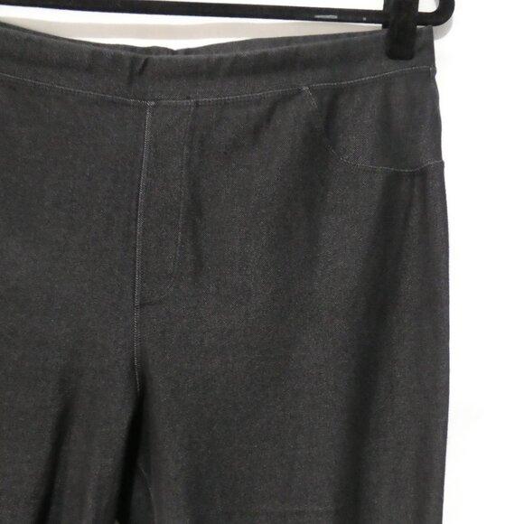 KATE & LEO | size X | Charcoal Denim Joggers | Faux Pockets - Picture 5 of 16